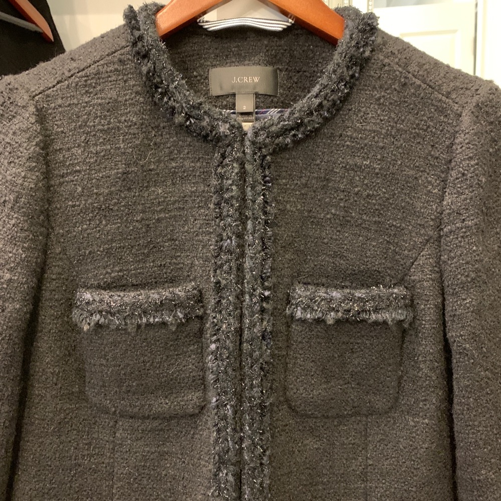 J Crew Lady Day tweed boucle coat 2